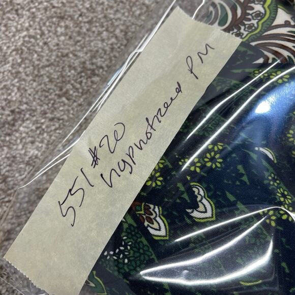 Vtg 00s Y2K Peacock babydoll Festival Flutter Sleeve Paisley Maxi Flowy Dress M - Picture 9 of 9